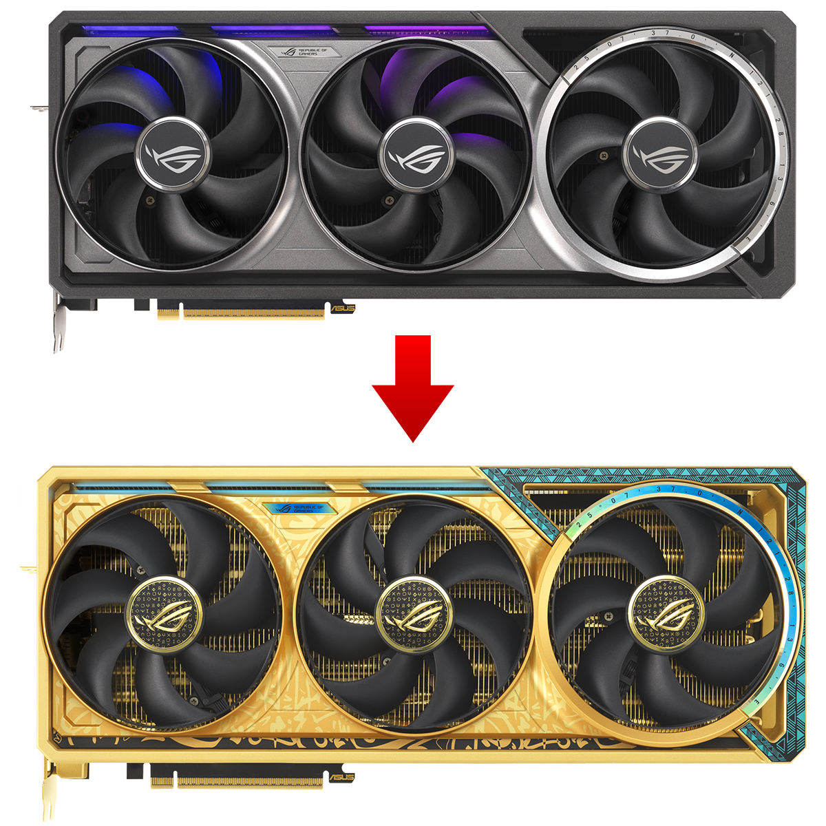 ROG 夜神 RTX 5090 金色 OC 版